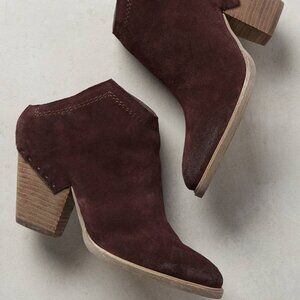 Dolce Vita Haku Mulberry Suede Mule/Ankle Booties  9